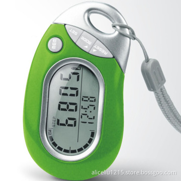 3D sensor pedometer/7 days memory pedometer/clock 3D accelerometer pedometer